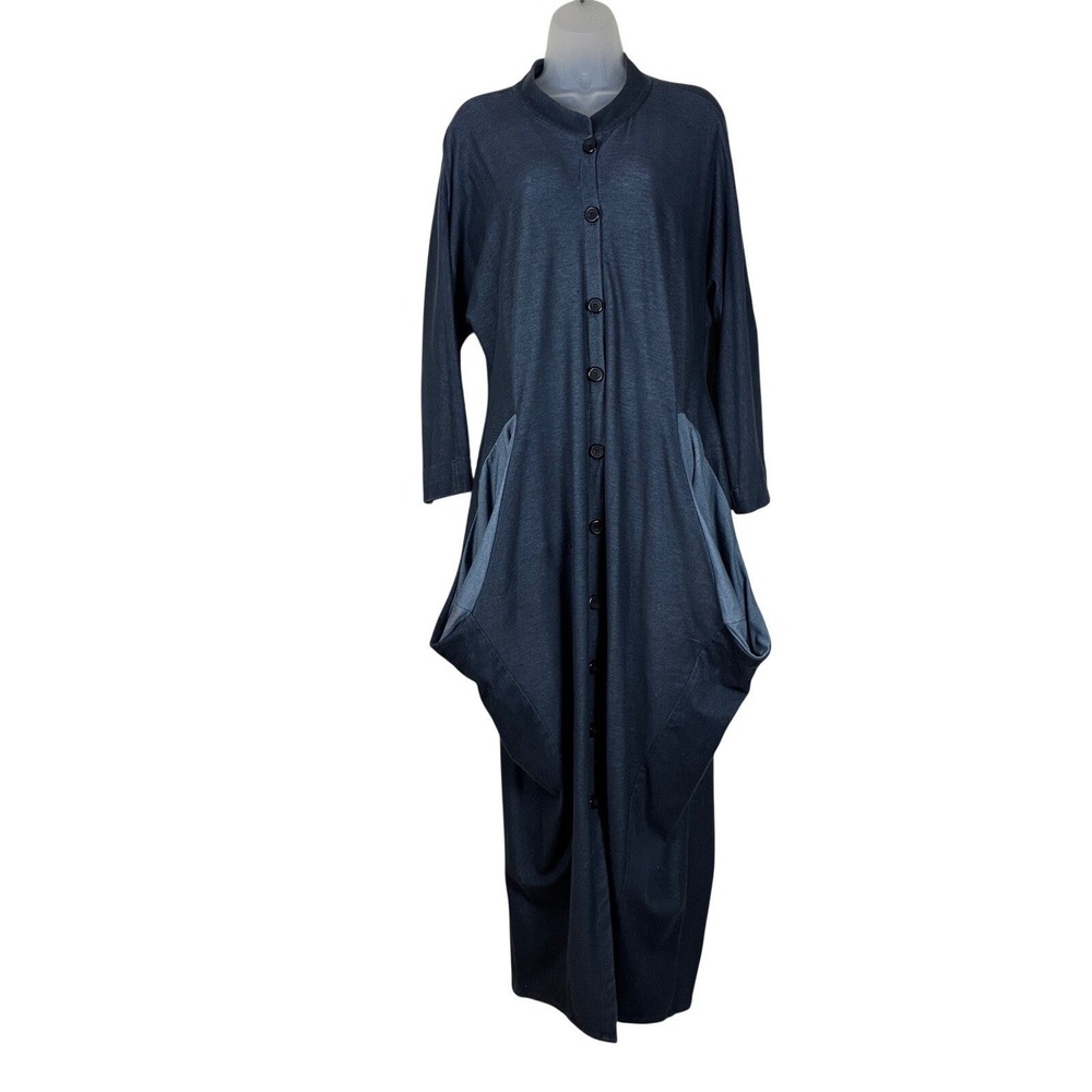 Heydari Dress Duster Cardigan one size Art-to-wear Lagenlook Boho AvantGarde